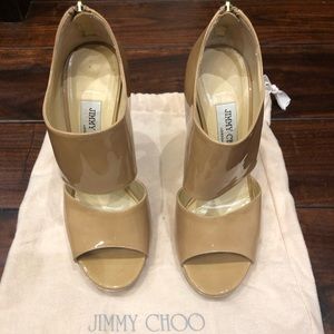 Jimmy Choo nude heels